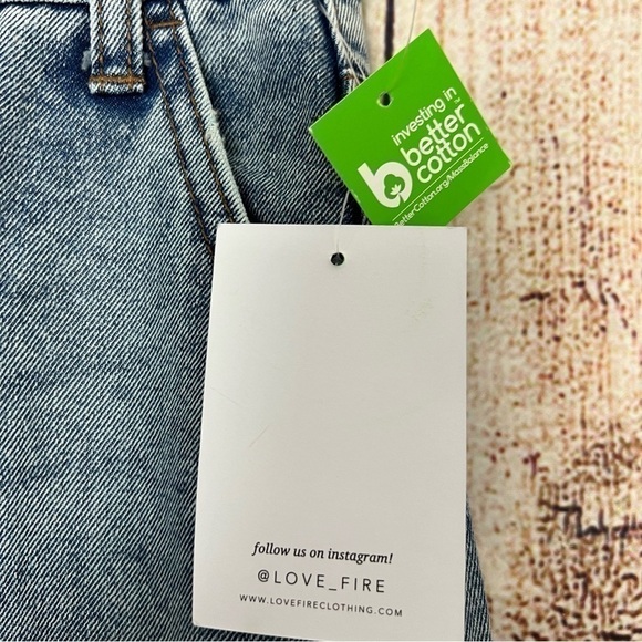 Love fire  Maxi Denim slit  Skirt size juniors 7 - Picture 7 of 10